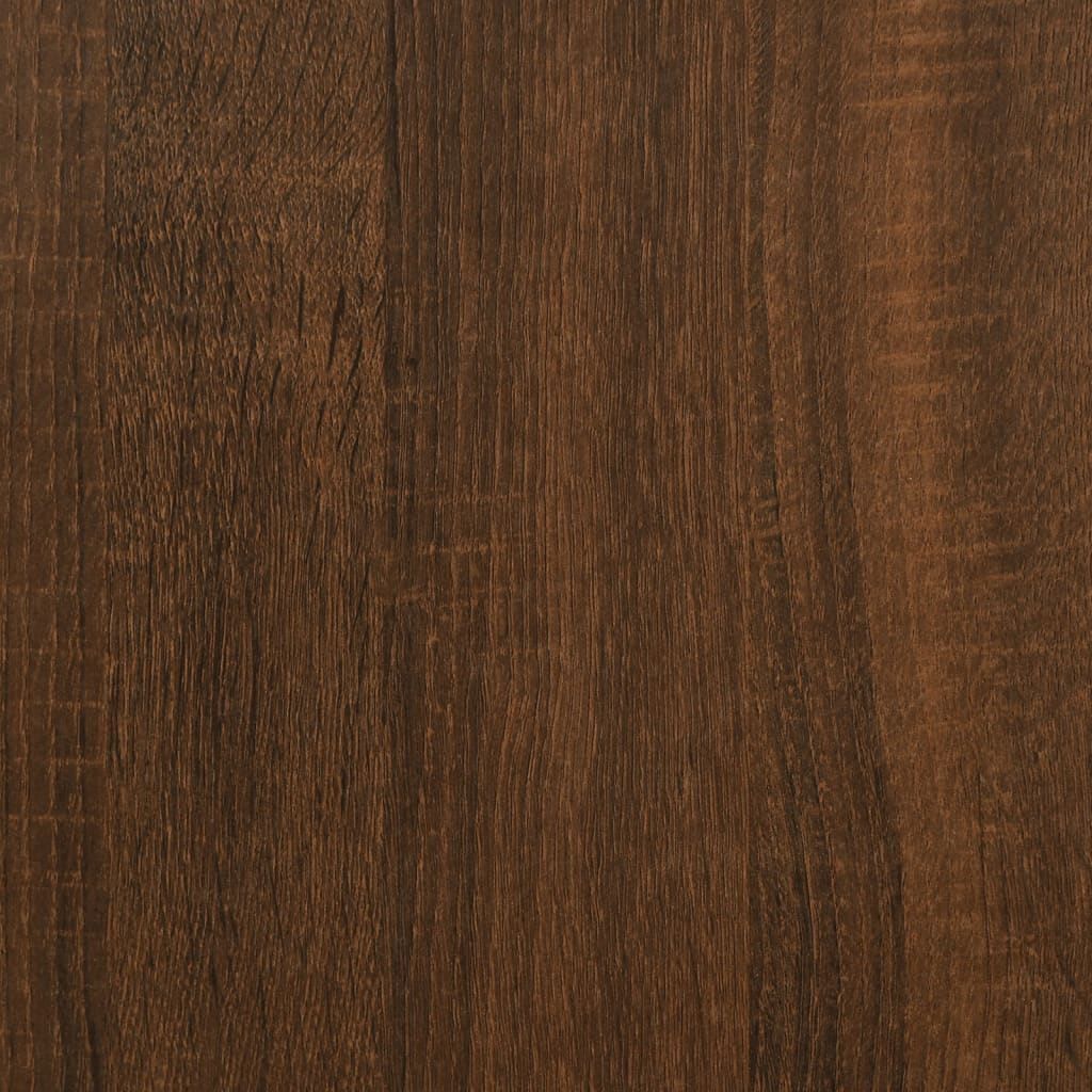 vidaXL Regał na książki, brązowy dąb, 127,5x28,5x172,5 cm