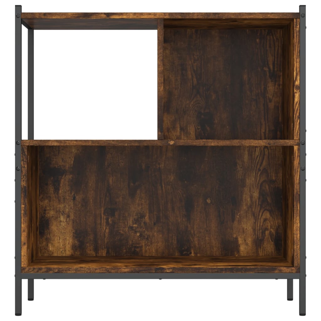 vidaXL Regał, przydymiony dąb, 72x28x77,5 cm, materiał drewnopochodny