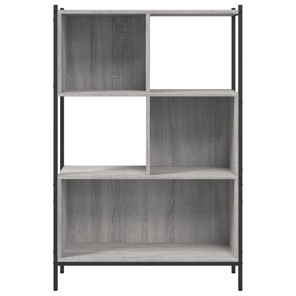 vidaXL Regał, szary dąb sonoma, 72x28x109 cm, materiał drewnopochodny