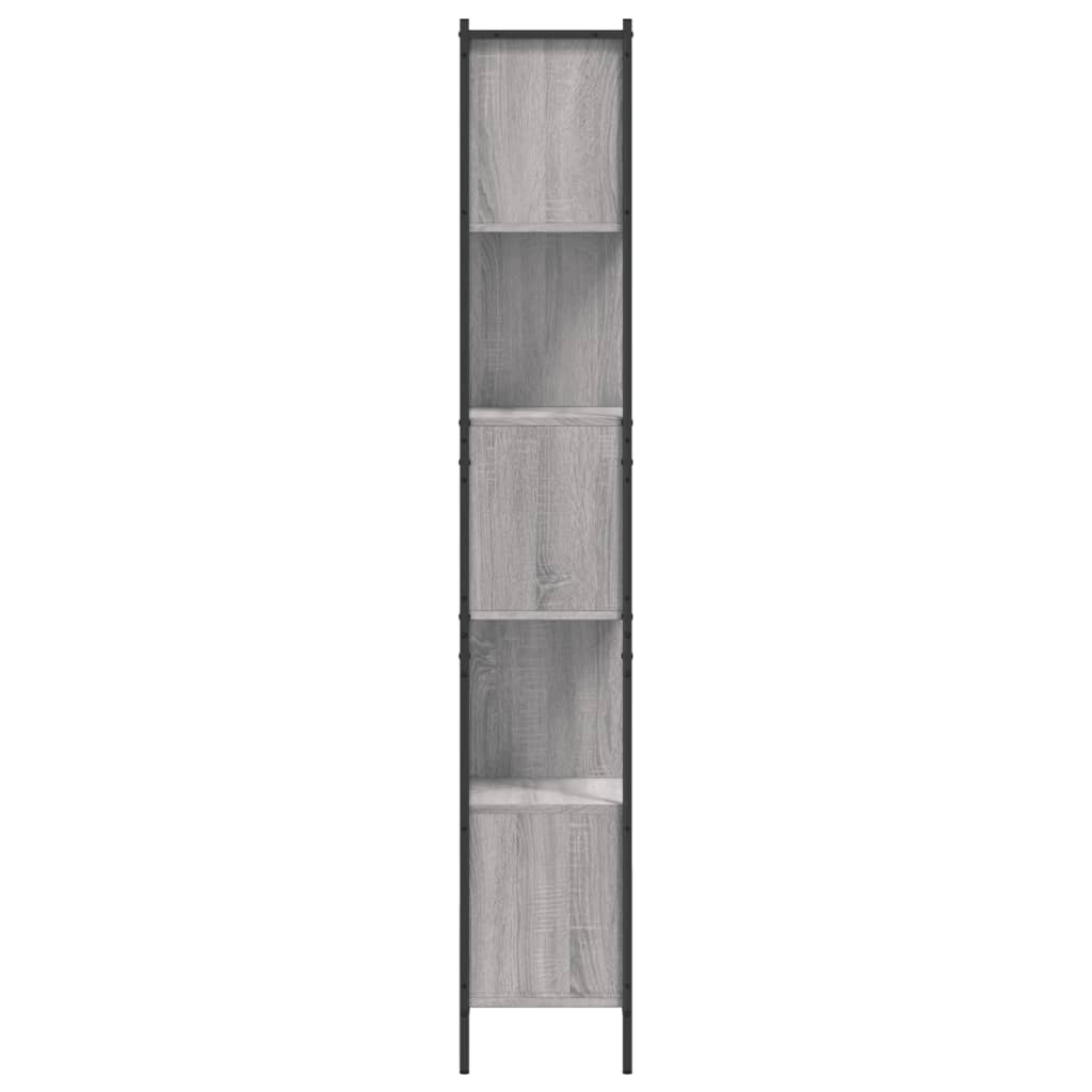 vidaXL Regał, szary dąb sonoma, 72x28x172 cm, materiał drewnopochodny