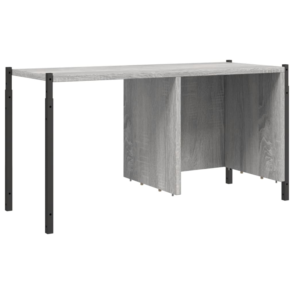 vidaXL Regał, szary dąb sonoma, 72x28x172 cm, materiał drewnopochodny