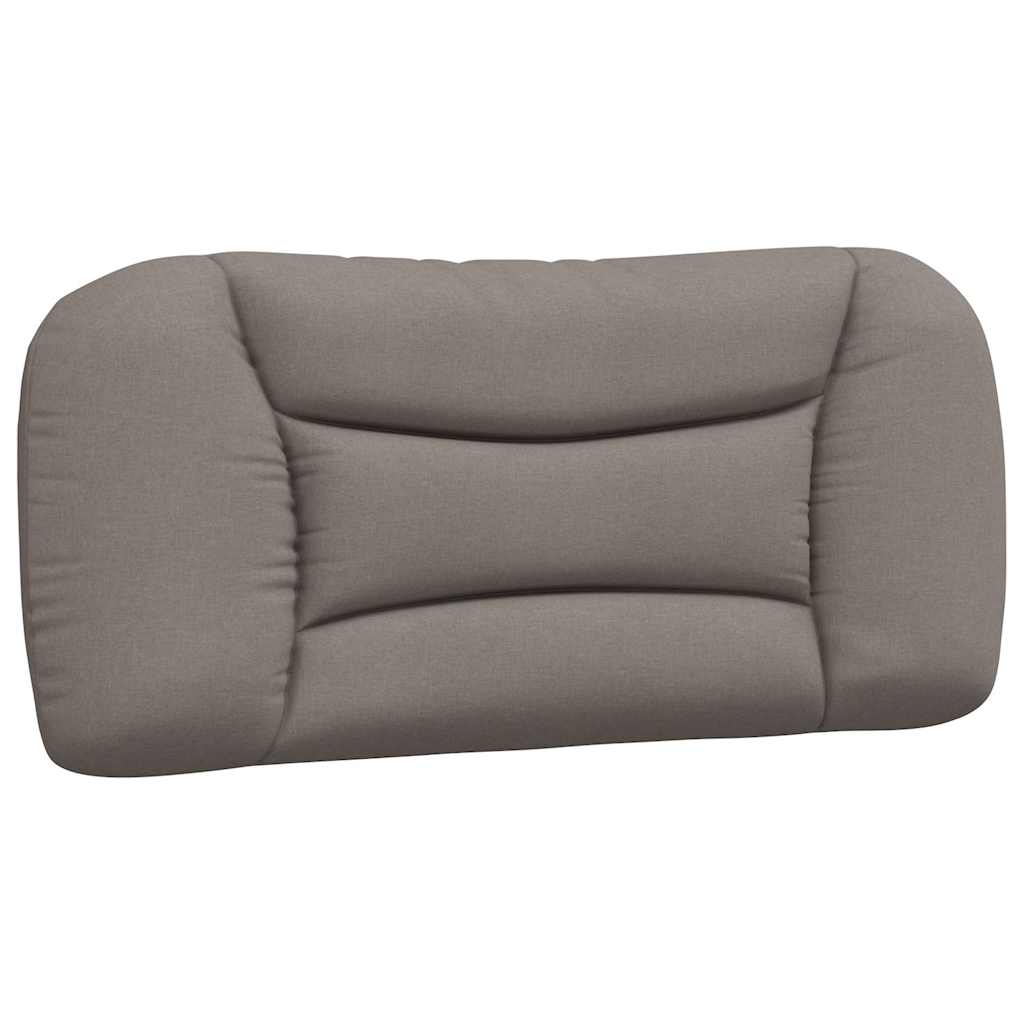 vidaXL Rama łóżka bez materaca Hvar Taupe 80x200 cm Tkanina