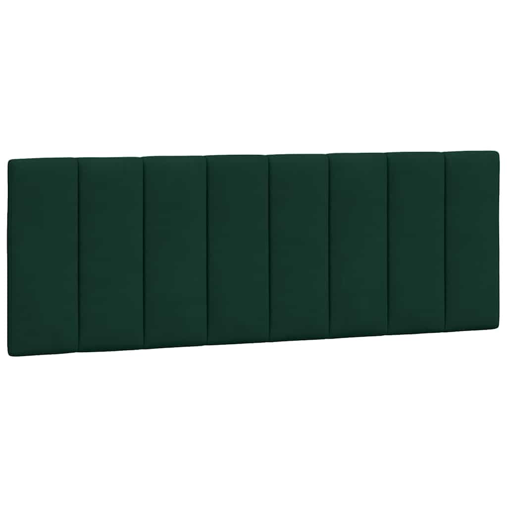 vidaXL Rama łóżka bez materaca, Hanko, ciemnozielone, 120x200 cm, aksamitne
