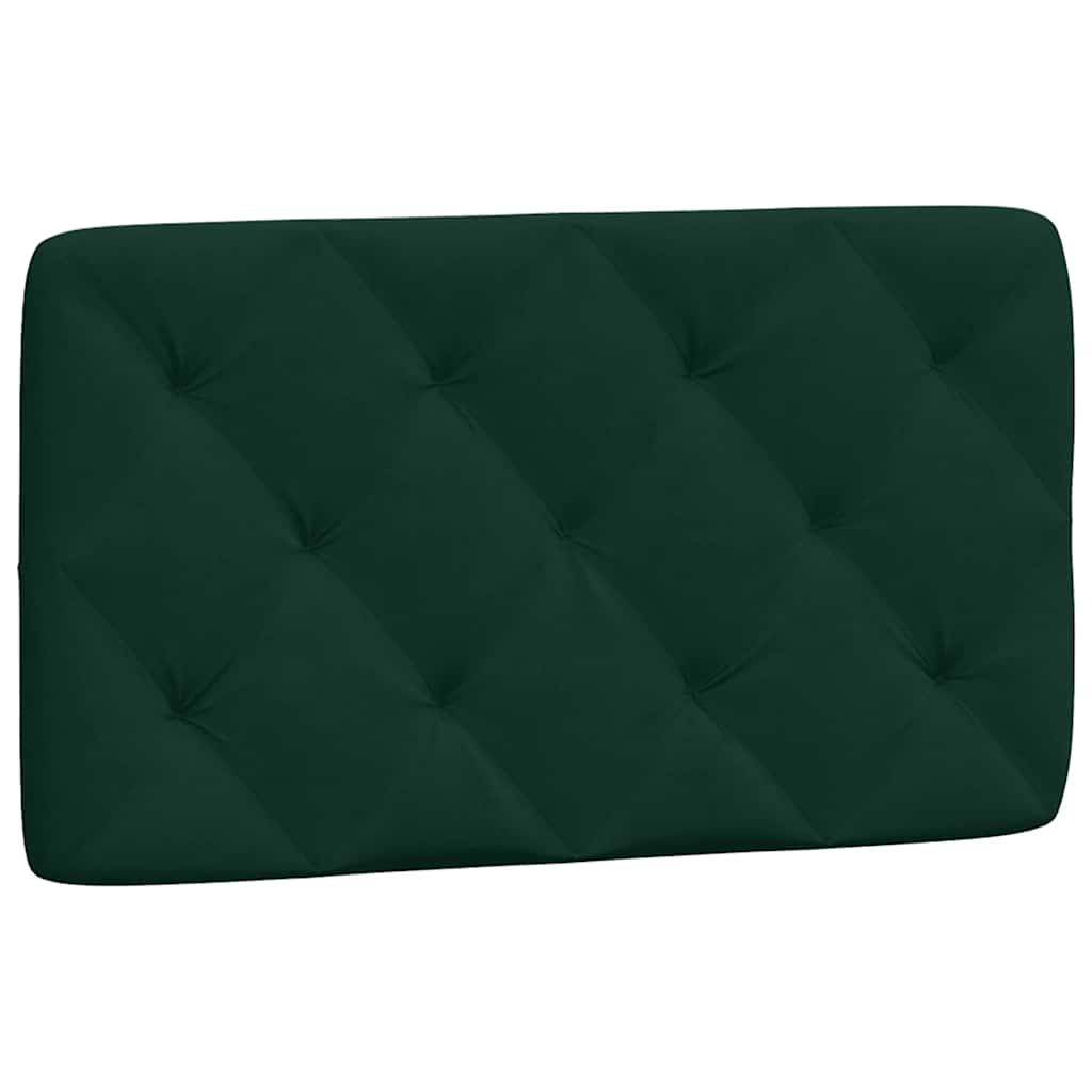 vidaXL Rama łóżka bez materaca, ciemnozielone, 90x190 cm, aksamitne