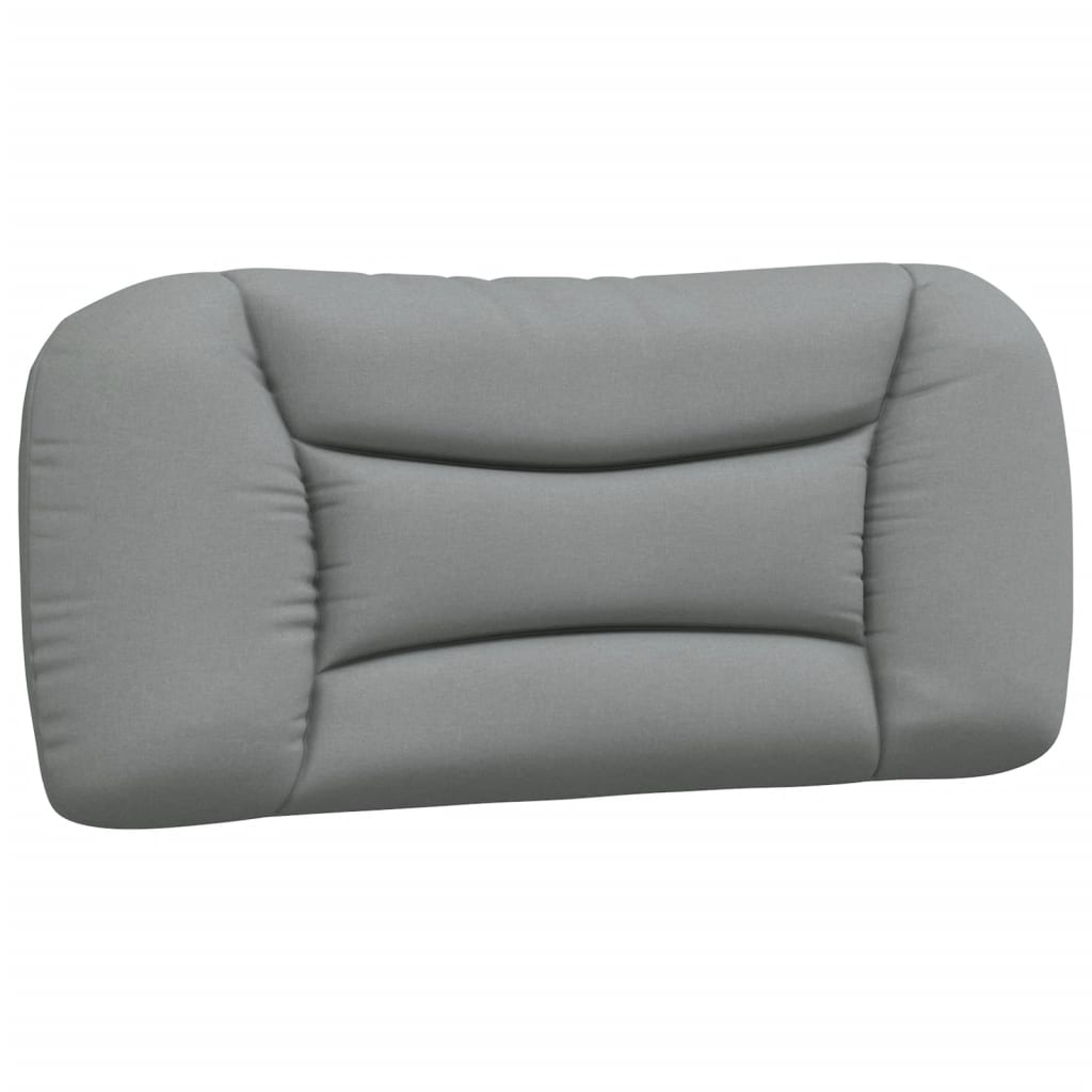 vidaXL Łóżko z materacem, Hvar, jasnoszare, 80x200 cm, obite tkaniną