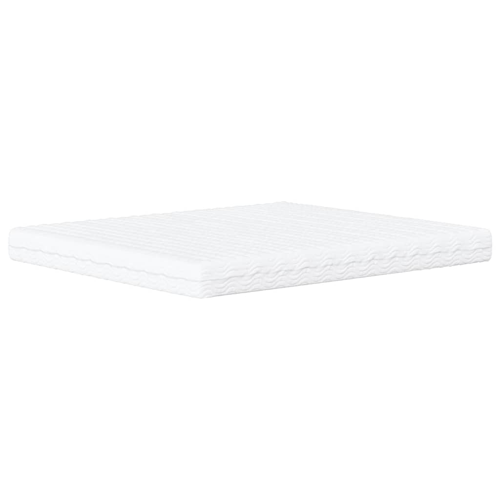 vidaXL Łóżko z materacem, ciemnozielone, 180x200 cm, aksamit