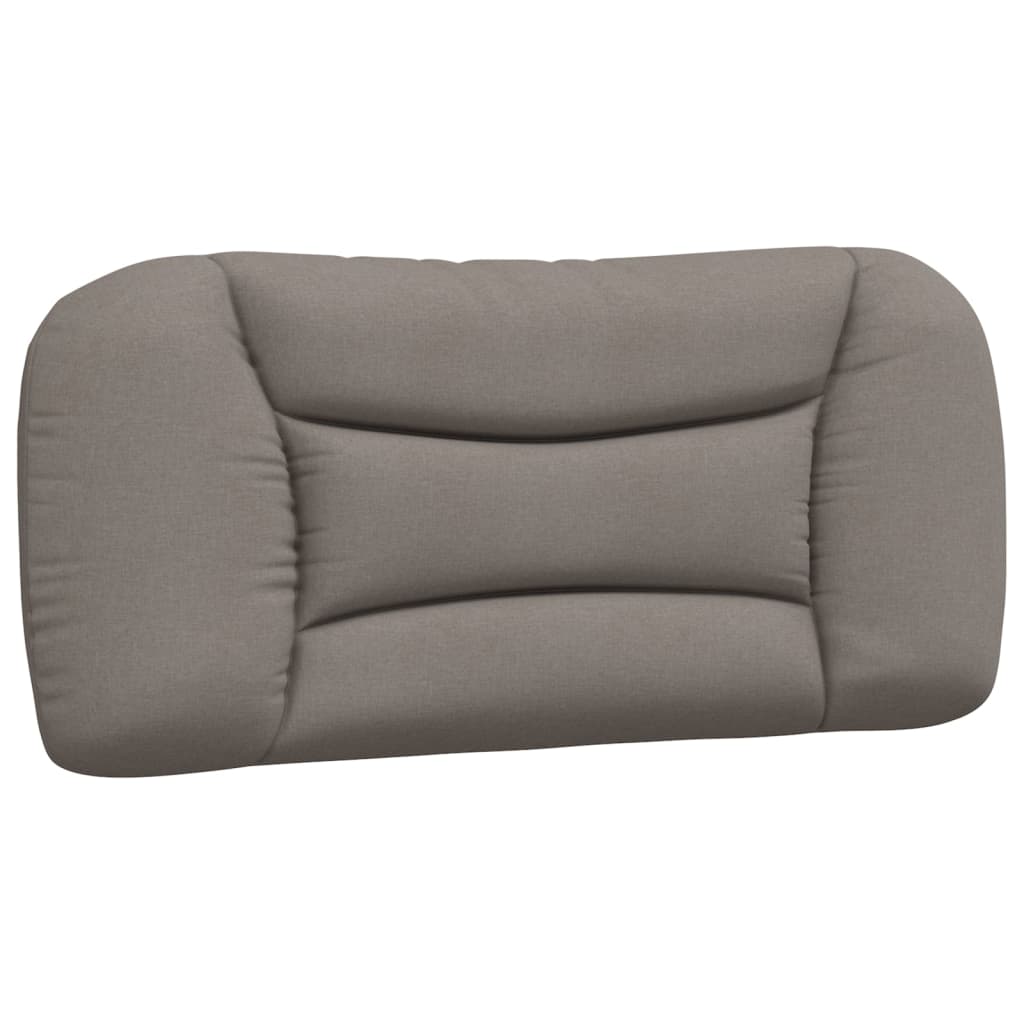 vidaXL Rama łóżka z LED bez materaca Hvar Taupe 80x200 cm Tkanina