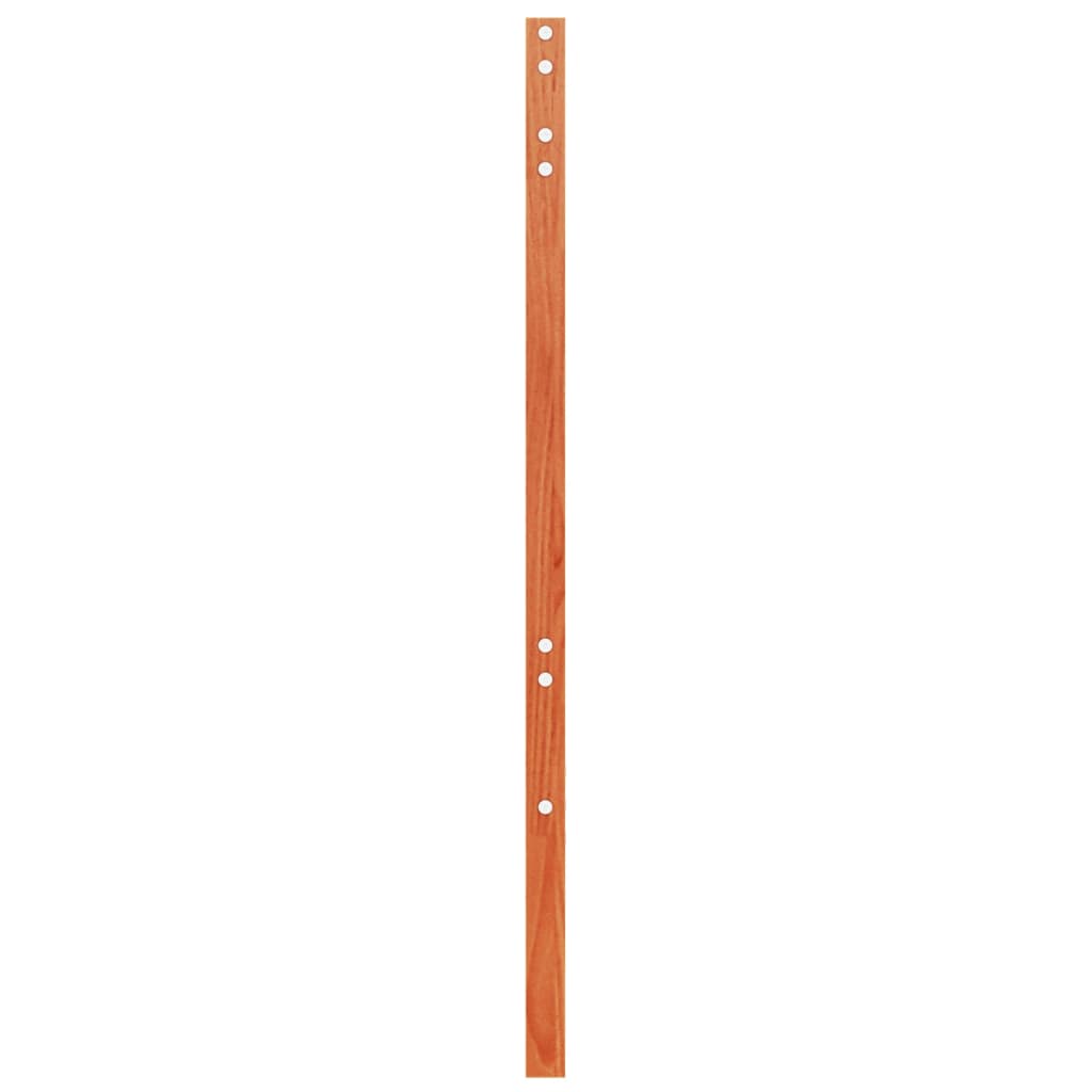 vidaXL Wezgłowie do łóżka, woskowy brąz, 100 cm, lite drewno sosnowe