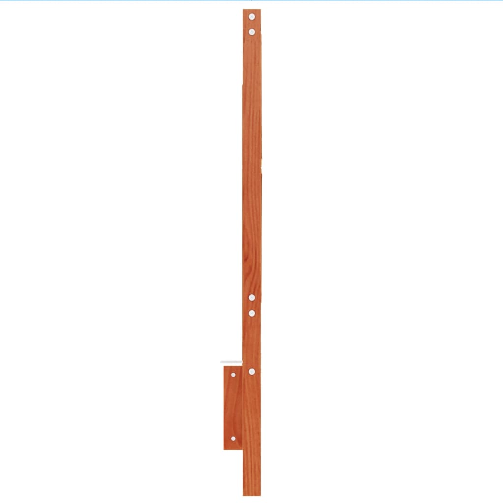 vidaXL Wezgłowie do łóżka, woskowy brąz, 160 cm, lite drewno sosnowe
