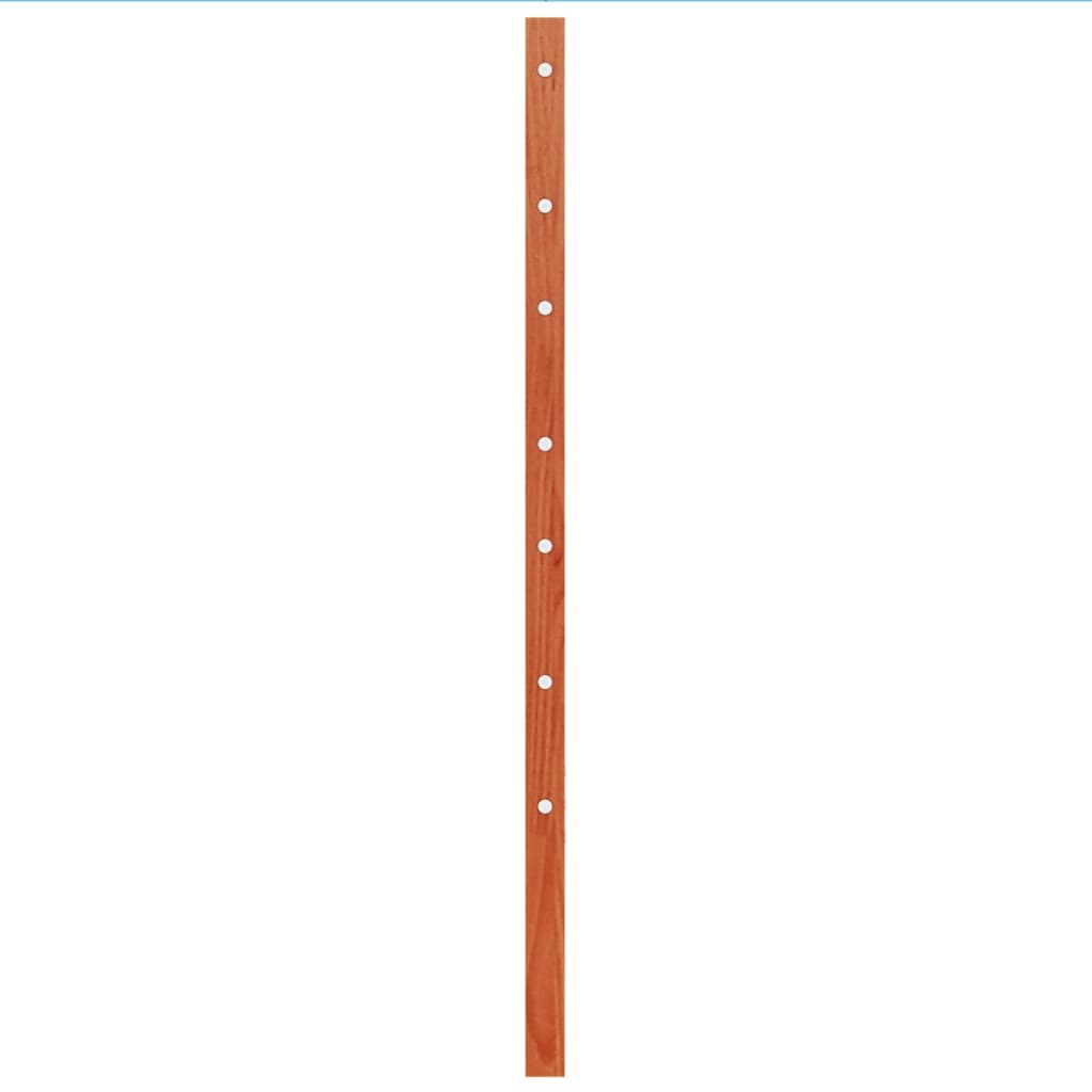 vidaXL Wezgłowie do łóżka, woskowy brąz, 100 cm, lite drewno sosnowe