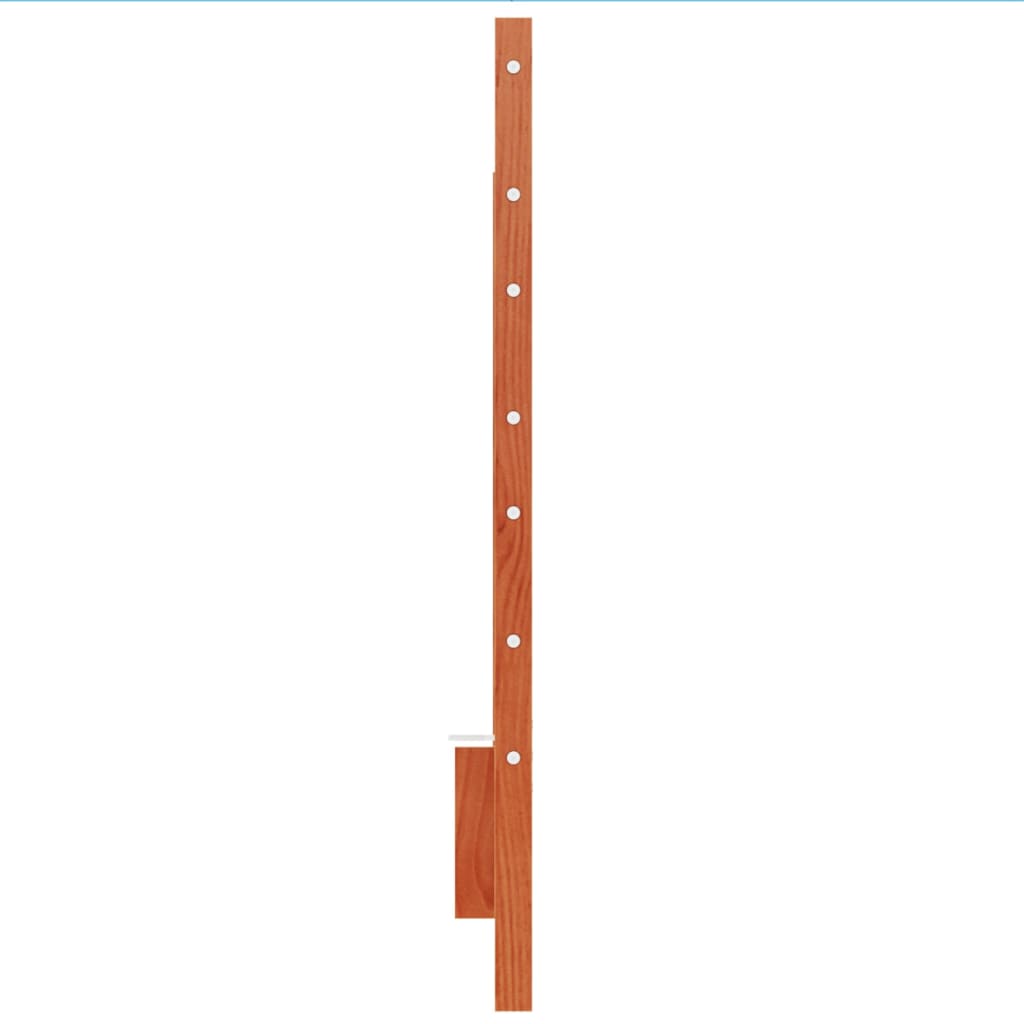 vidaXL Wezgłowie do łóżka, woskowy brąz, 160 cm, lite drewno sosnowe