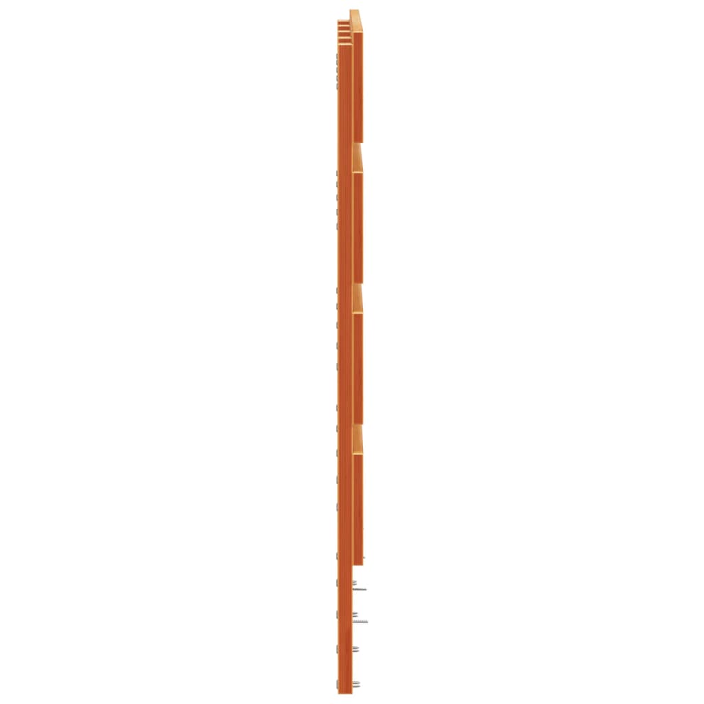 vidaXL Wezgłowie do łóżka, woskowy brąz, 150 cm, lite drewno sosnowe