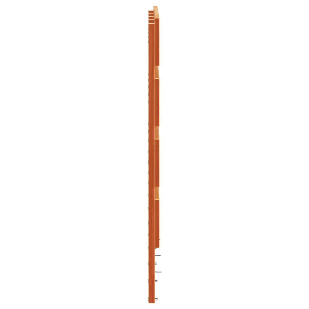 vidaXL Wezgłowie do łóżka, woskowy brąz, 180 cm, lite drewno sosnowe