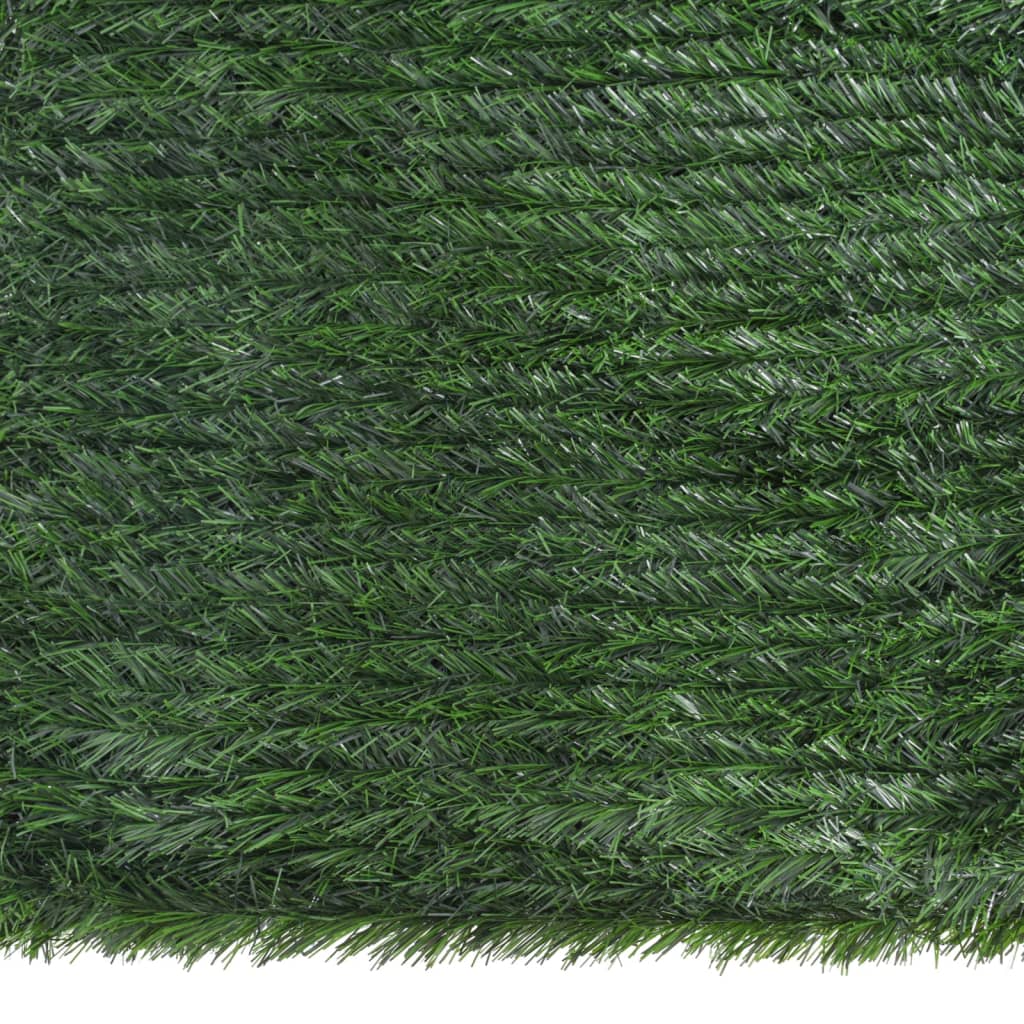 vidaXL Ogrodzenie ze sztucznej trawy, zielone, 1x10 m
