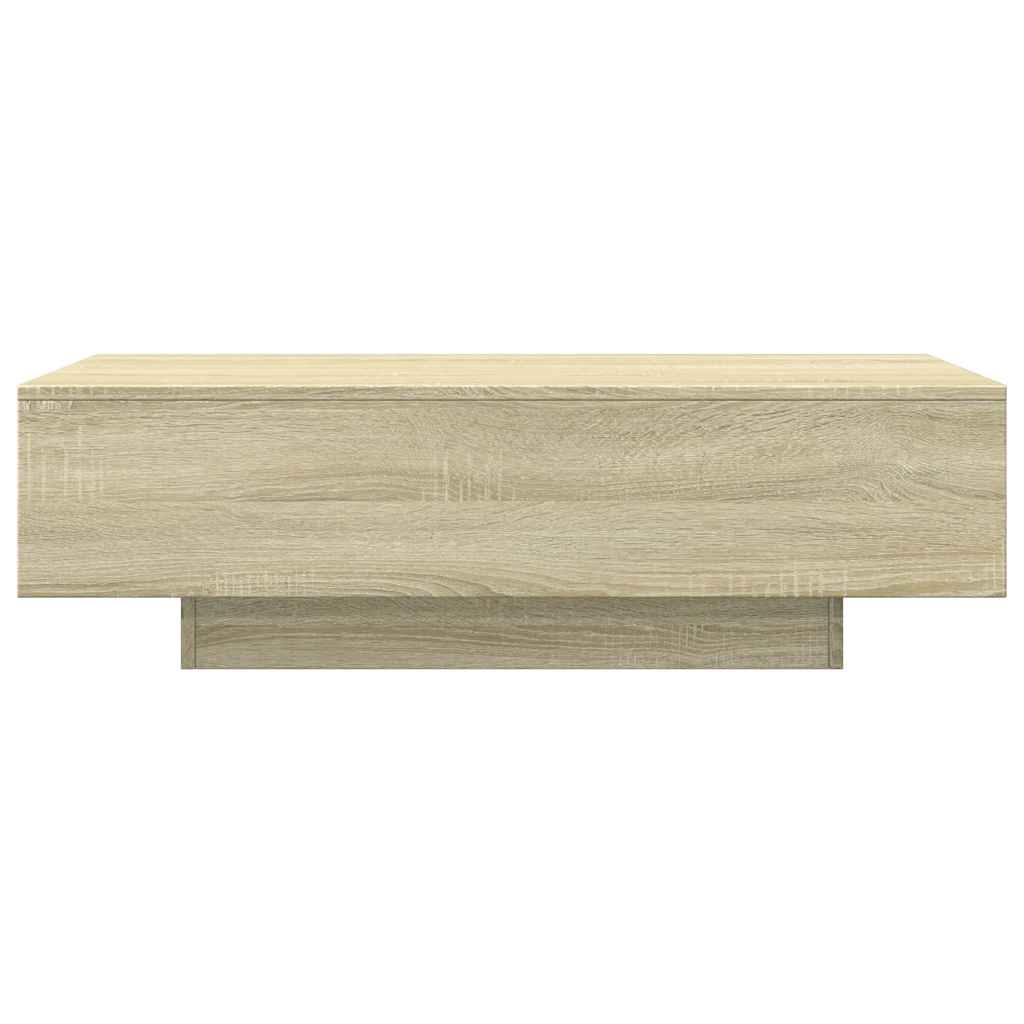 vidaXL Stolik kawowy, dąb sonoma, 100x49,5x31 cm