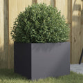 vidaXL Donica, antracytowa, 32x30x29 cm, stal