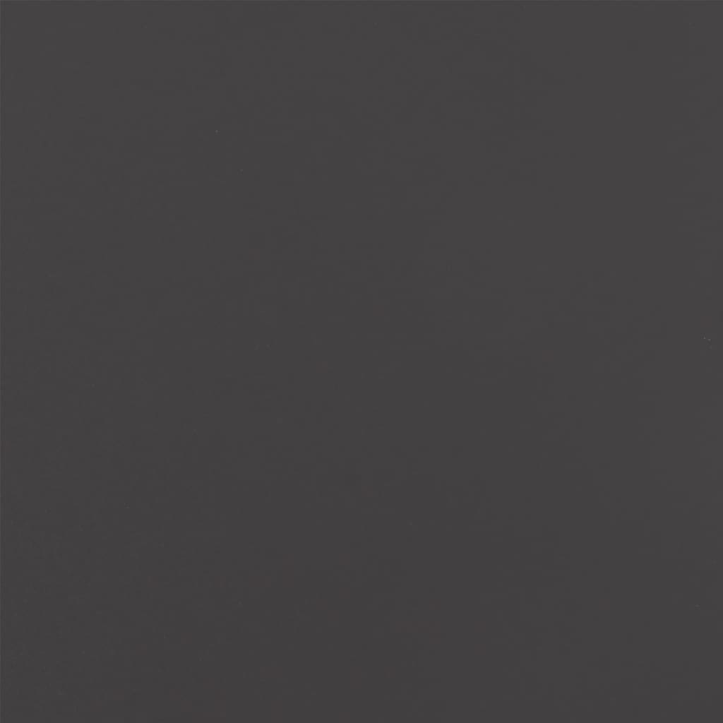 vidaXL Donica, czarna, 52x48x75 cm, stal