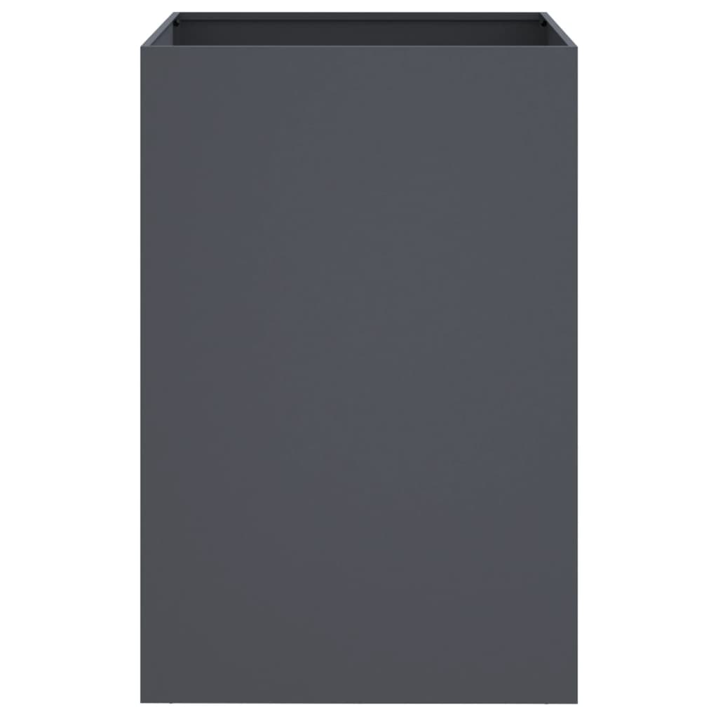 vidaXL Donica, antracytowa, 52x48x75 cm, stal