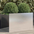 vidaXL Donica, srebrna, 62x40x39 cm, stal nierdzewna