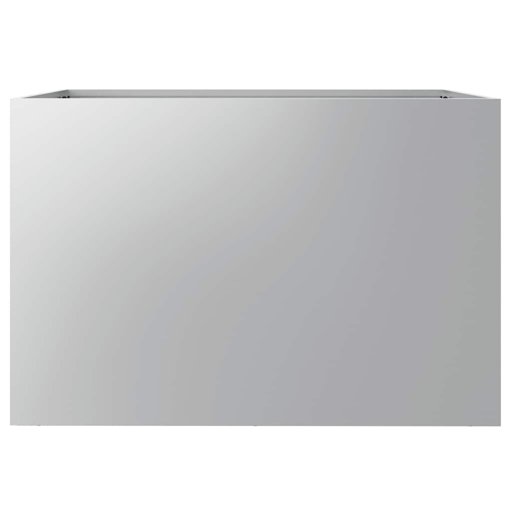 vidaXL Donica, srebrna, 62x40x39 cm, stal galwanizowana