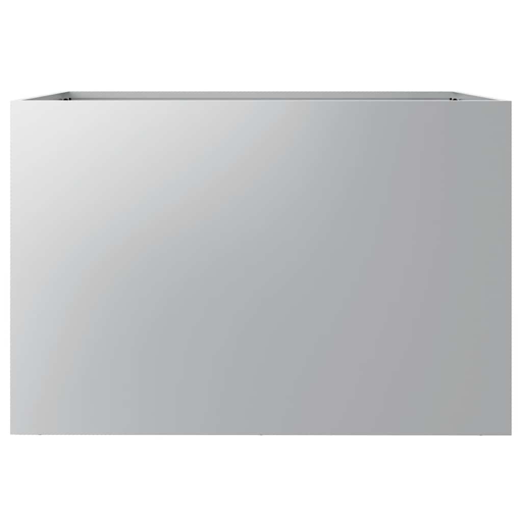 vidaXL Donica, srebrna, 62x47x46 cm, stal galwanizowana