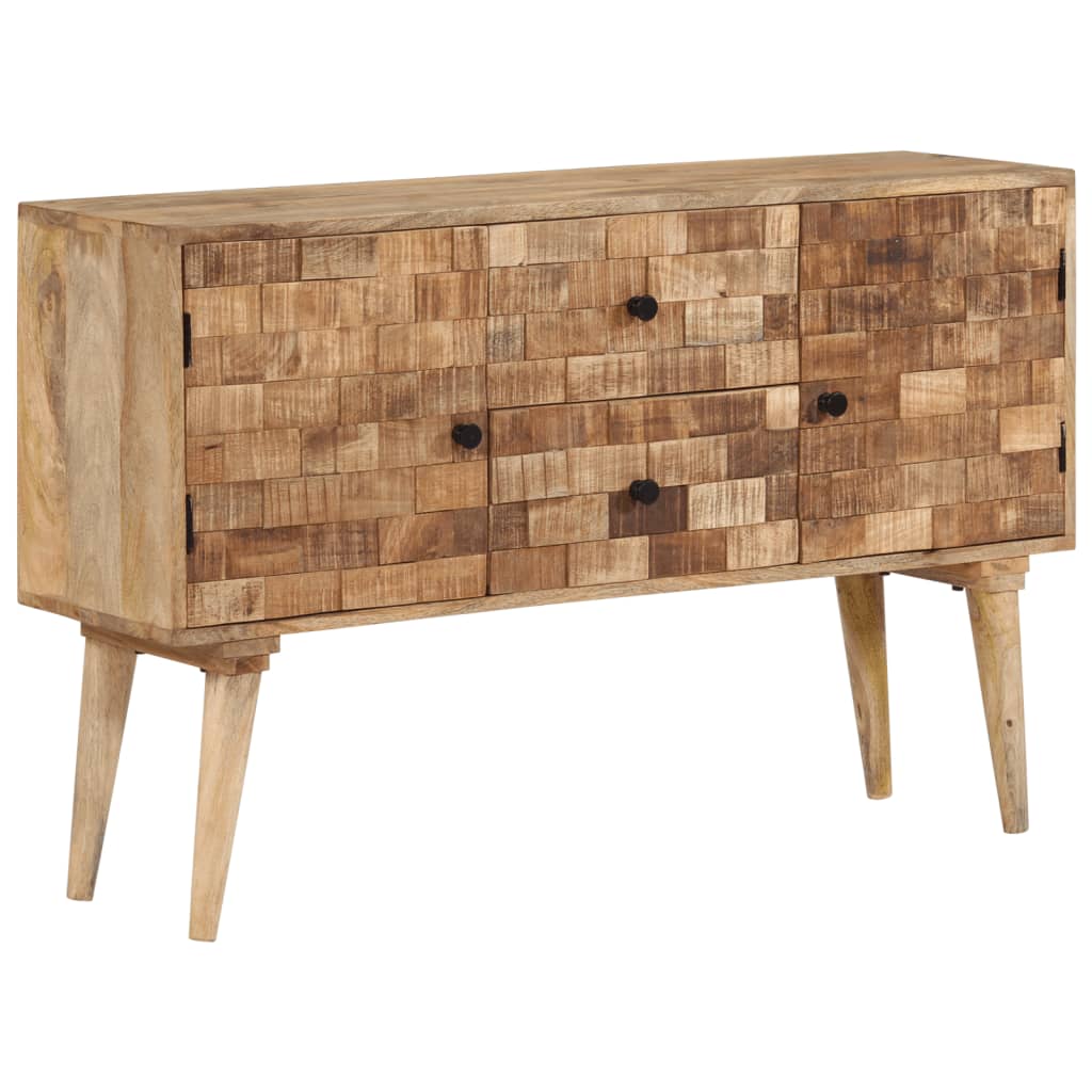 vidaXL Szafka, 110x30x70 cm, lite drewno mango