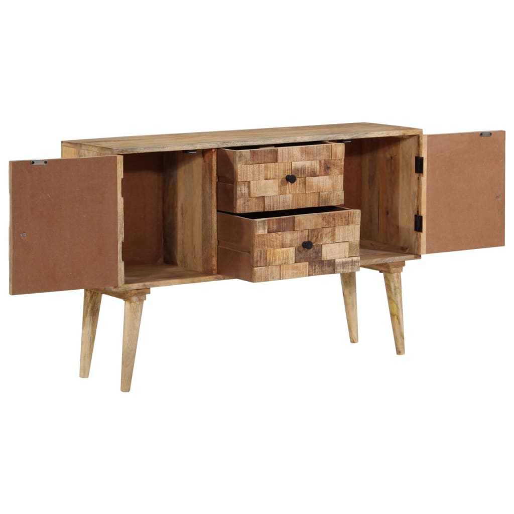 vidaXL Szafka, 110x30x70 cm, lite drewno mango