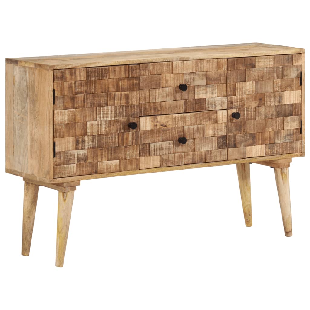 vidaXL Szafka, 110x30x70 cm, lite drewno mango