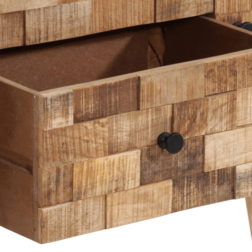 vidaXL Szafka, 110x30x70 cm, lite drewno mango