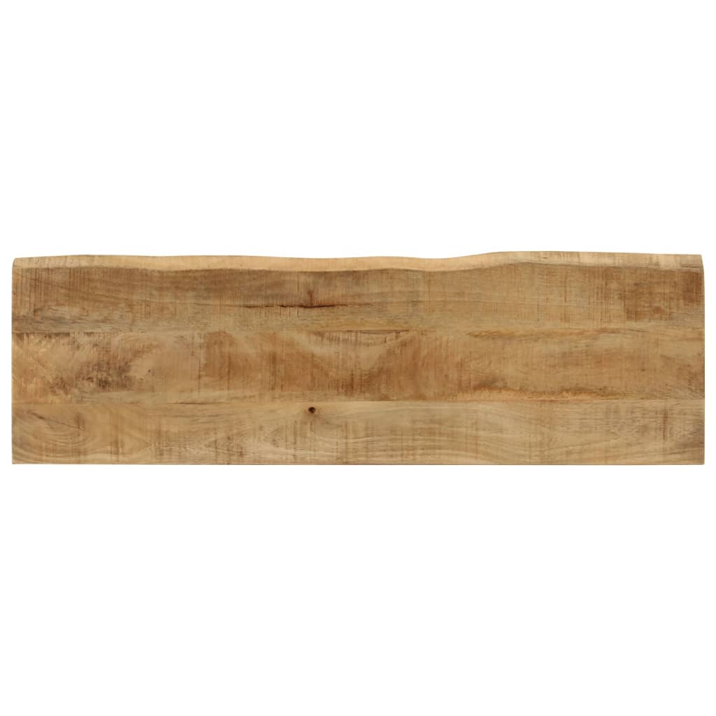 vidaXL Ławka z naturalną krawędzią drewna, 105 cm, lite drewno mango