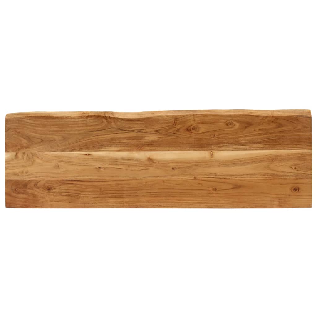 vidaXL Ławka z naturalną krawędzią drewna, 105 cm, drewno akacjowe