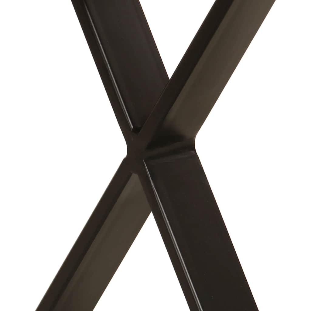 vidaXL Ławka z naturalną krawędzią drewna, 105 cm, lite drewno mango