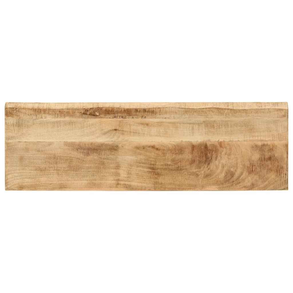 vidaXL Stolik konsolowy z naturalną krawędzią, 105x33x76 cm, mango