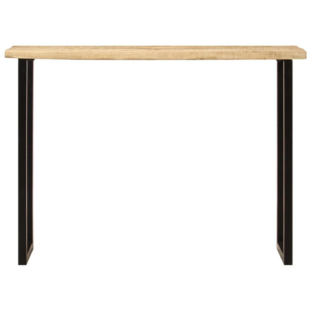 vidaXL Stolik konsolowy z naturalną krawędzią, 105x33x76 cm, mango