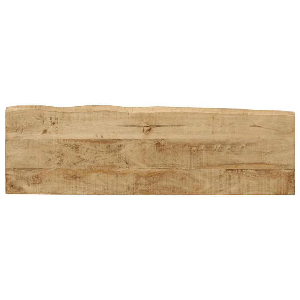 vidaXL Stolik konsolowy z naturalną krawędzią, 105x33x76 cm, mango