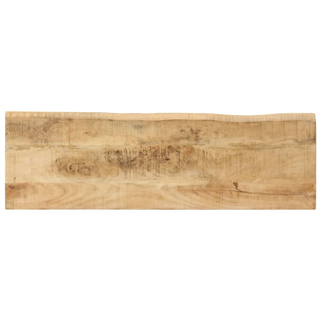 vidaXL Stolik konsolowy z naturalną krawędzią, 105x33x76 cm, mango