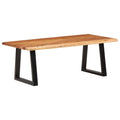 vidaXL Stolik kawowy, 110x55x40 cm, lite drewno akacjowe