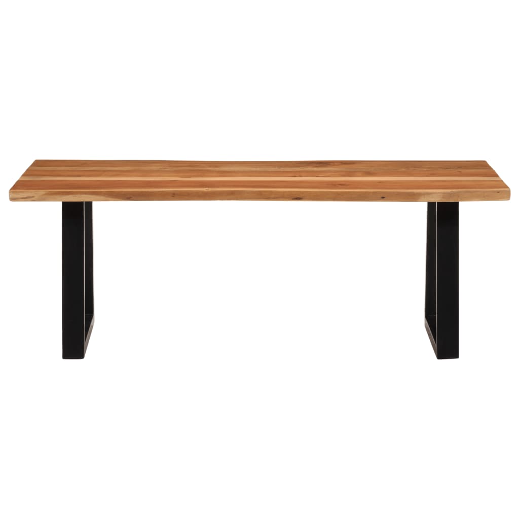 vidaXL Stolik kawowy, 110x55x40 cm, lite drewno akacjowe