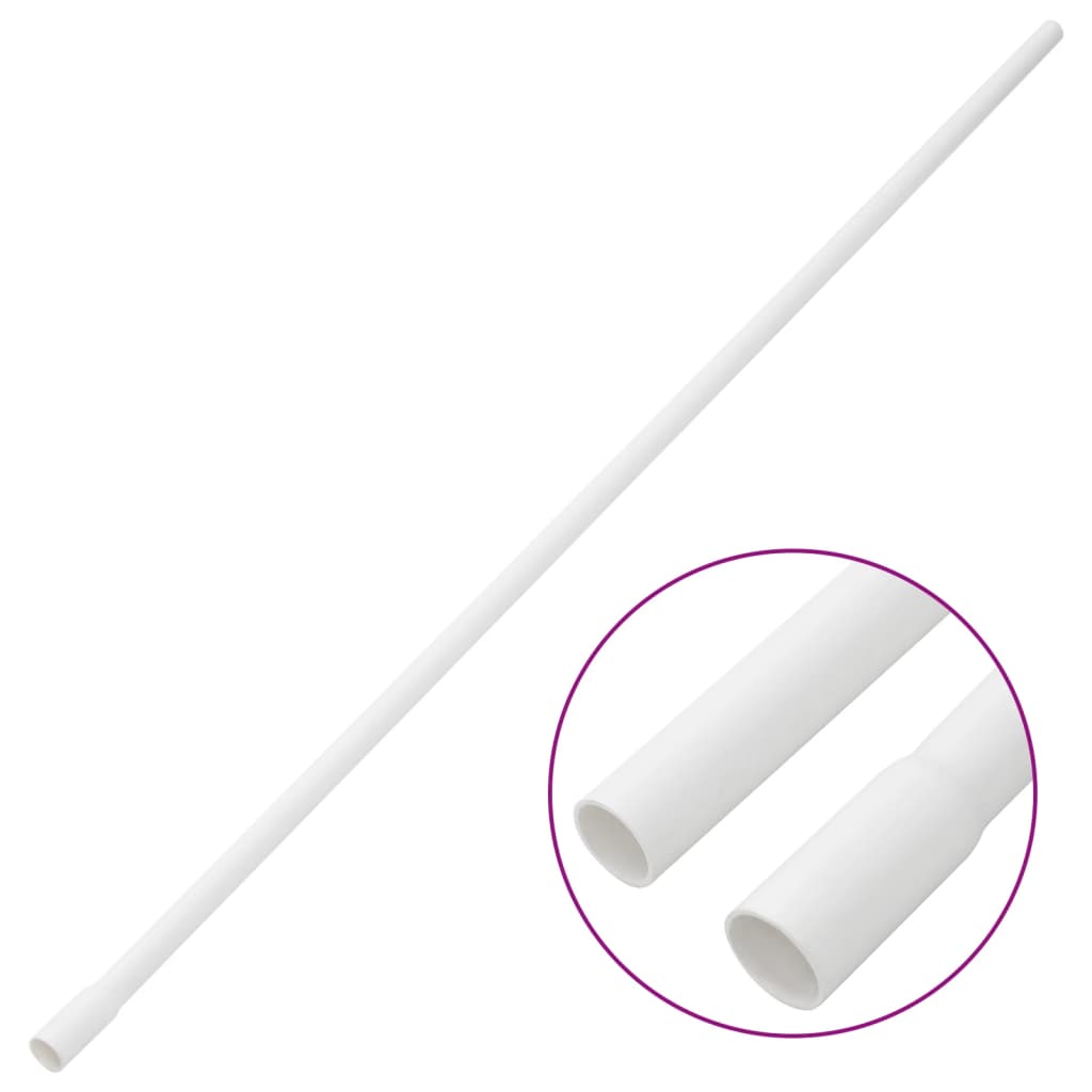 vidaXL Rura elektroinstalacyjna, Ø16 mm, 10 m, PVC