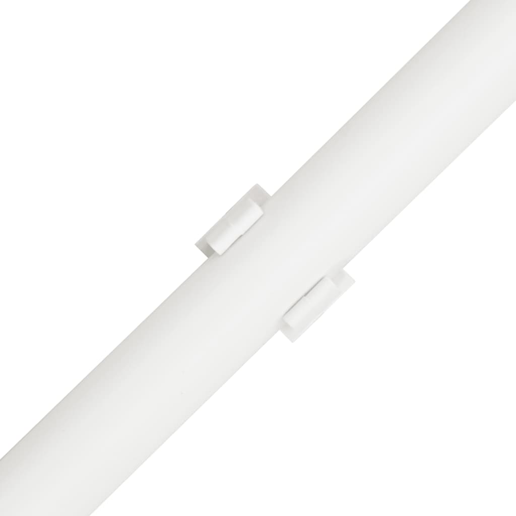 vidaXL Rura elektroinstalacyjna z zaciskami, Ø20 mm, 10 m, PVC