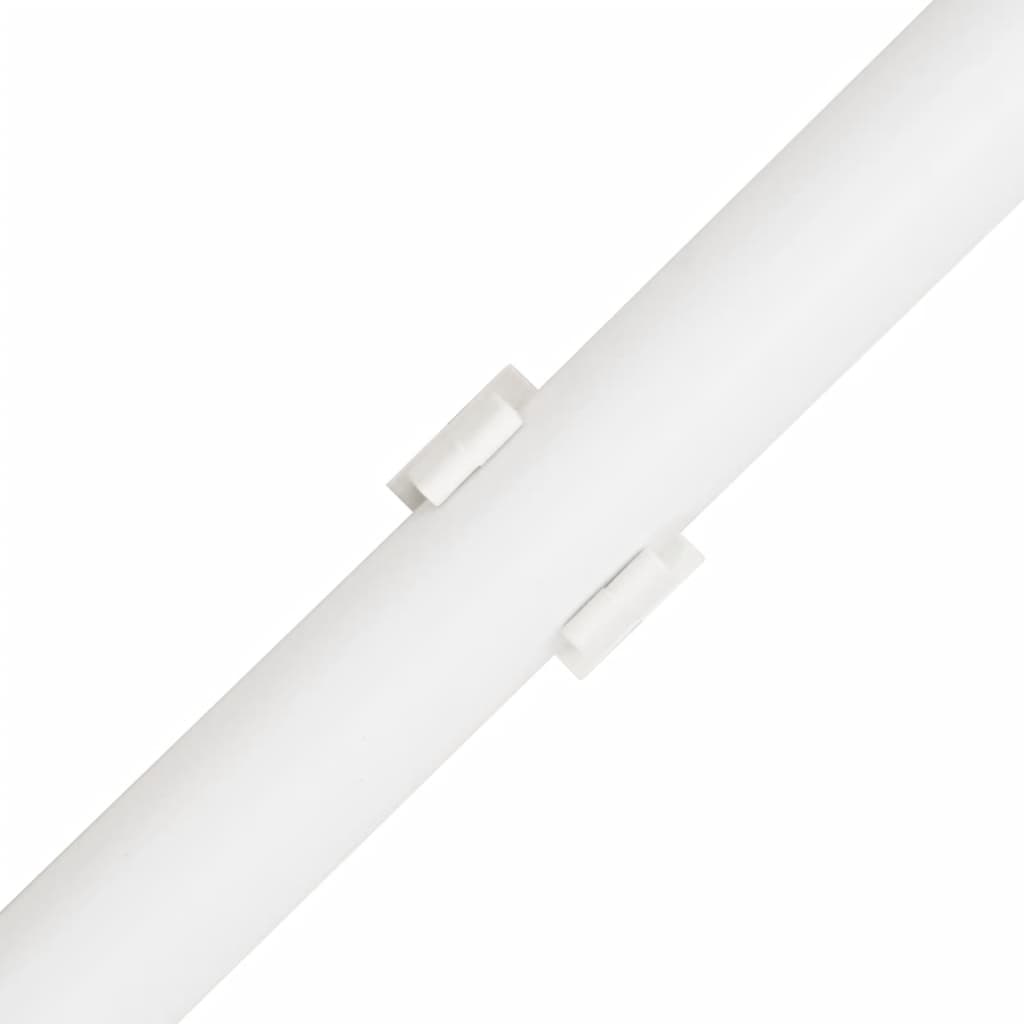 vidaXL Rura elektroinstalacyjna z zaciskami, Ø25 mm, 10 m, PVC