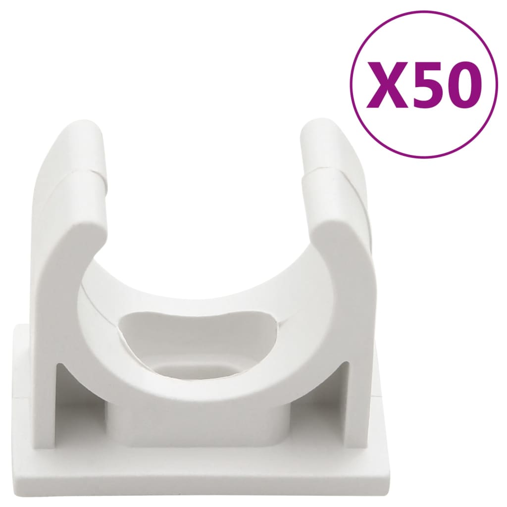 vidaXL Rura elektroinstalacyjna z zaciskami, Ø25 mm, 30 m, PVC