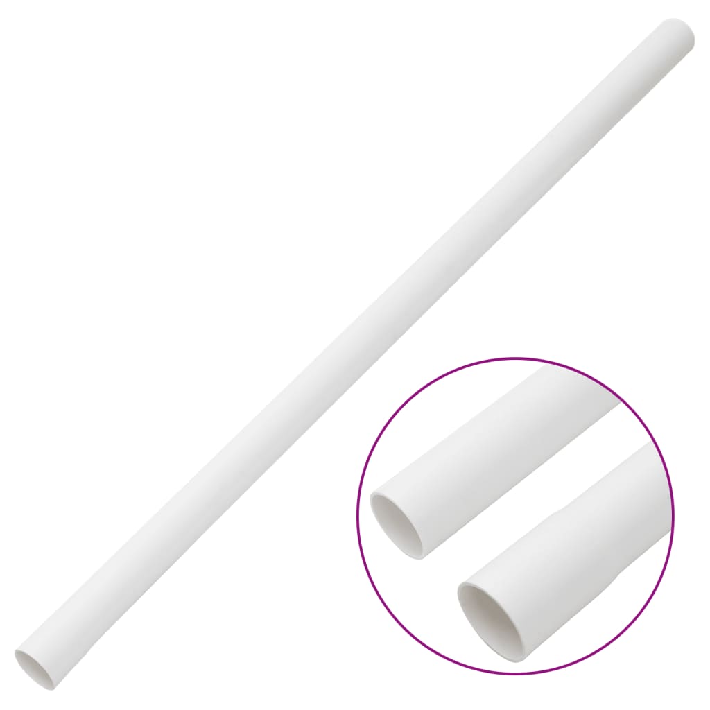 vidaXL Rura elektroinstalacyjna, Ø30 mm, 10 m, PVC