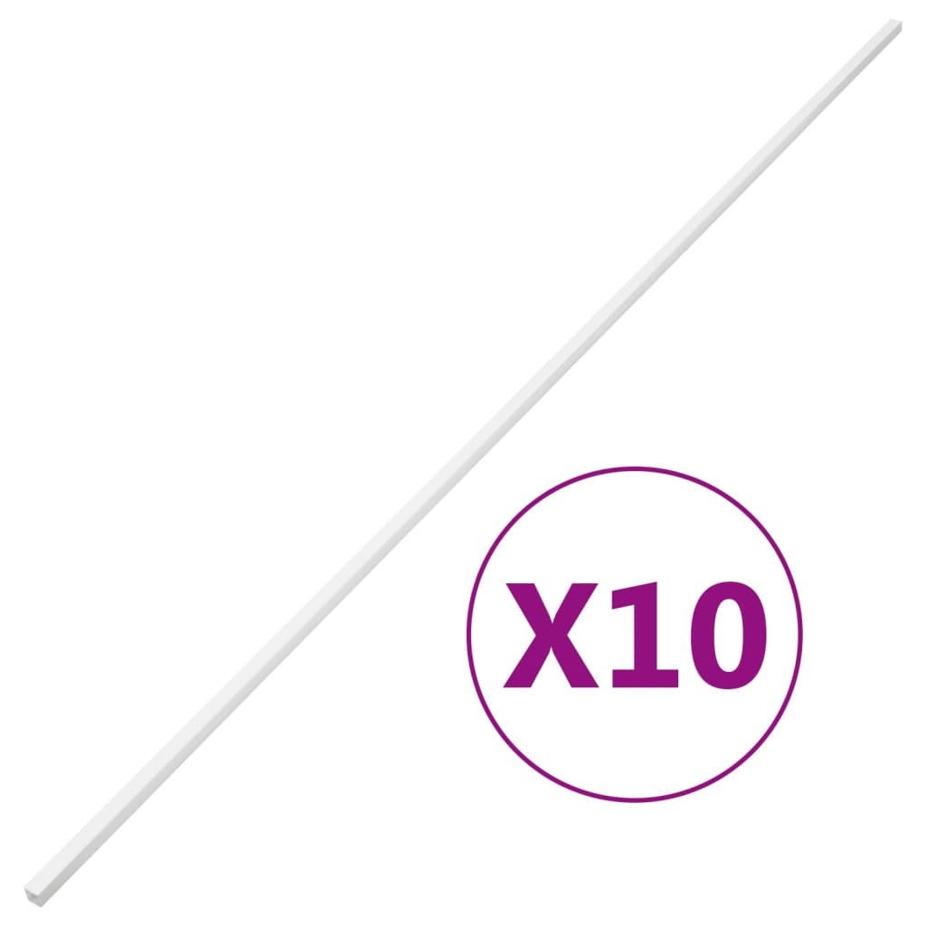 vidaXL Kanał elektroinstalacyjny, 15x10 mm, 10 m, PVC