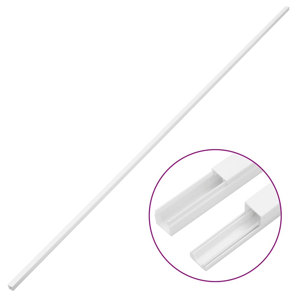 vidaXL Kanał elektroinstalacyjny, 30x20 mm, 10 m, PVC