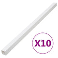 vidaXL Kanał elektroinstalacyjny, 40x40 mm, 10 m, PVC