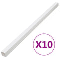 vidaXL Kanał elektroinstalacyjny, 150x50 mm, 10 m, PVC
