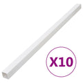 vidaXL Kanał elektroinstalacyjny, 100x60 mm, 10 m, PVC