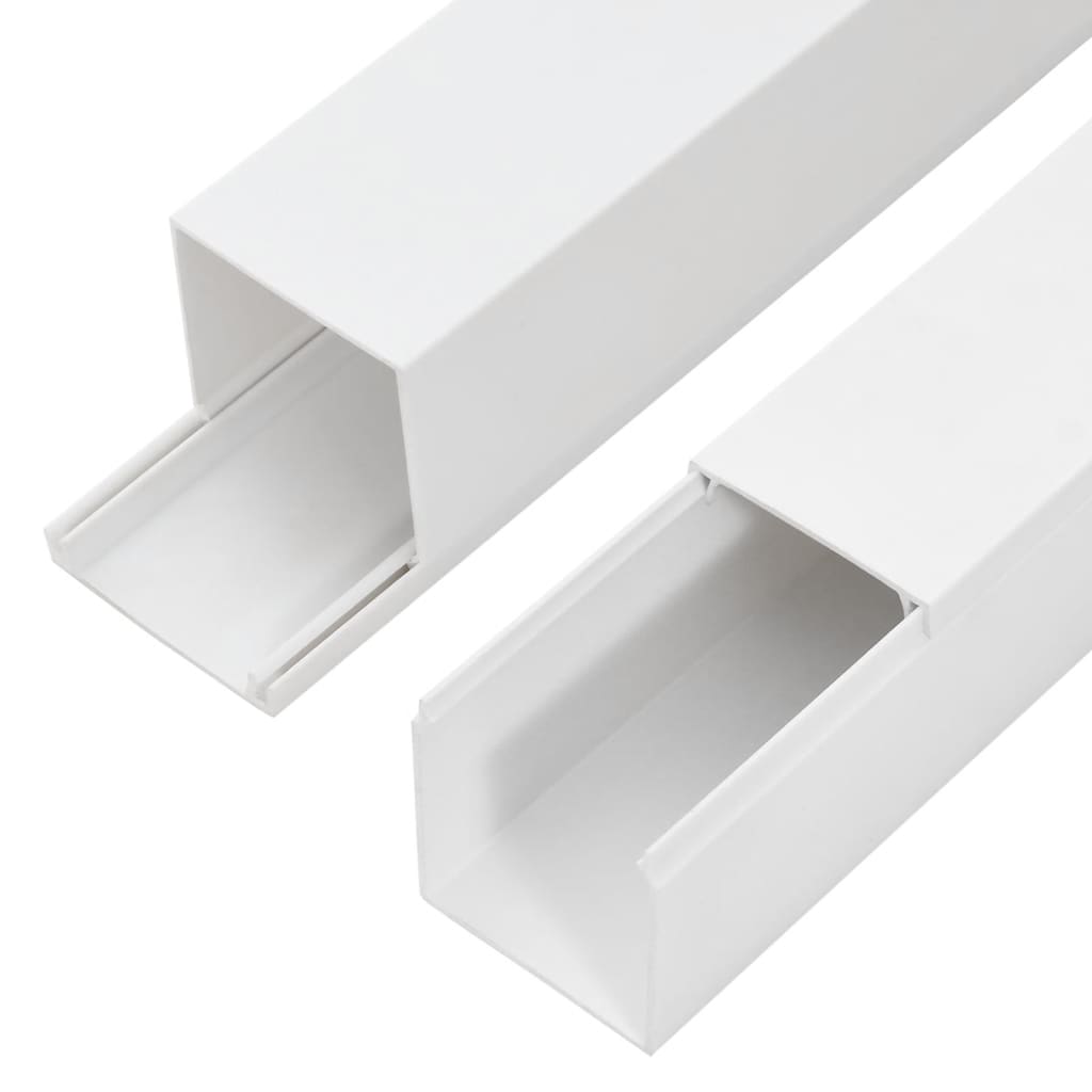 vidaXL Kanał elektroinstalacyjny, 100x60 mm, 10 m, PVC