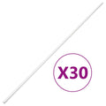 vidaXL Kanał elektroinstalacyjny, 30x15 mm, 30 m, PVC